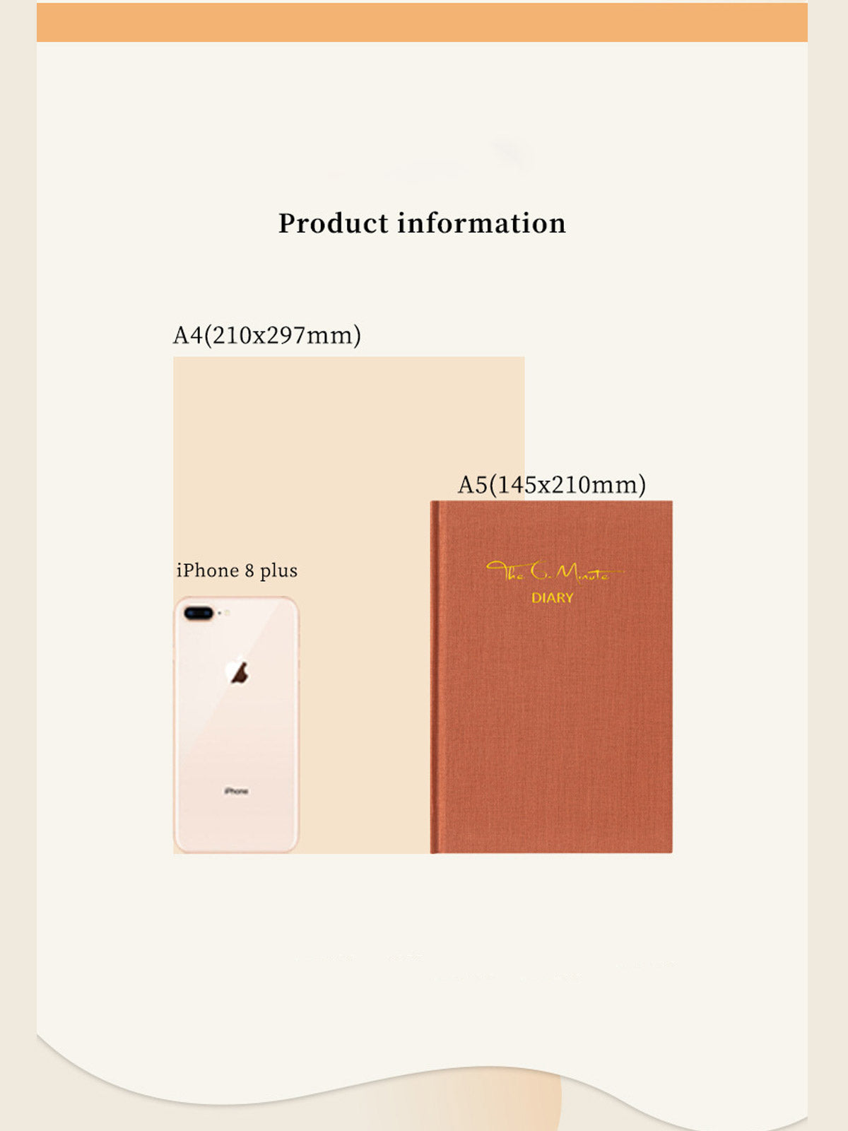 A5 Undated Gratitude Planner – 6-Minute Daily Gratitude Journal