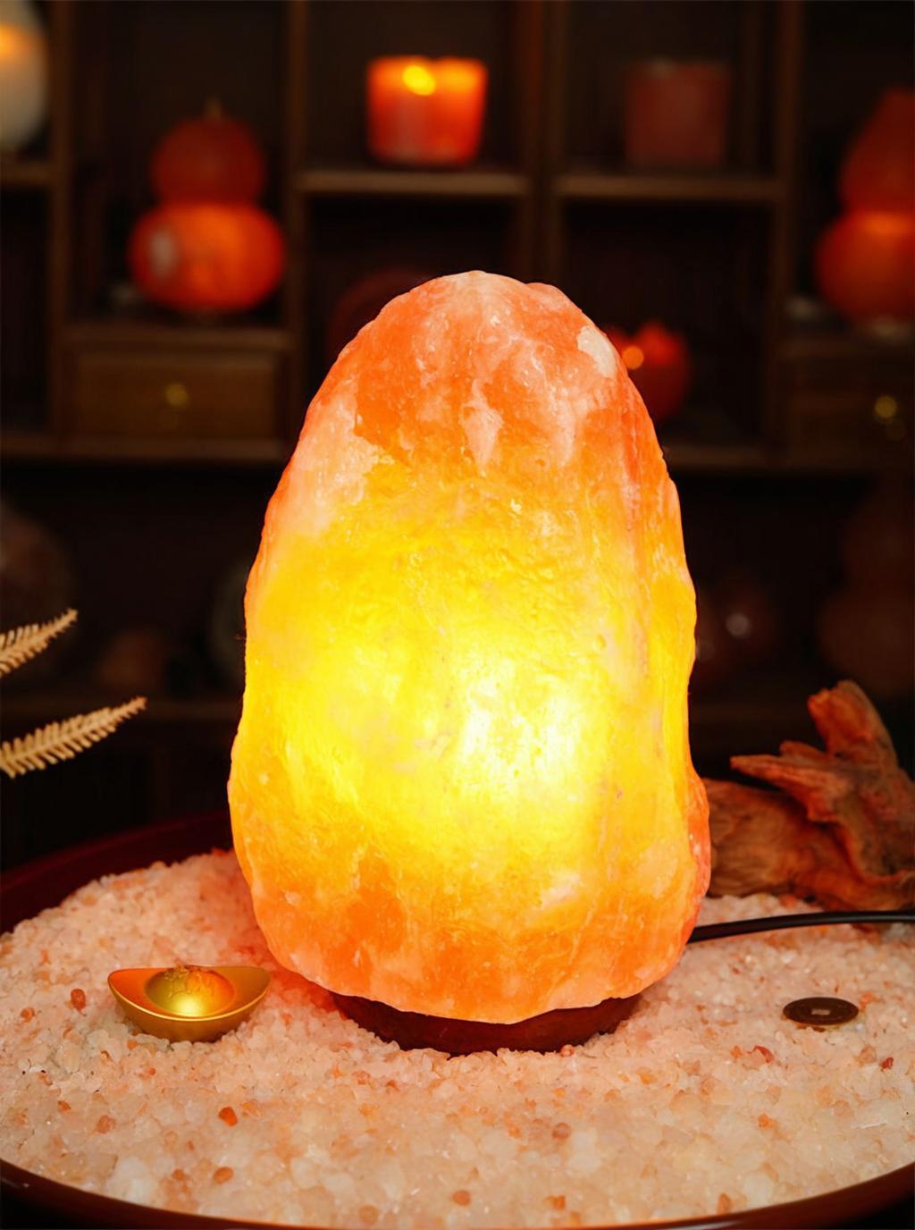 Himalayan Salt Lamp – Natural Shape, USB Powered - Small