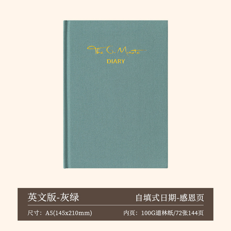 A5 Gratitude Journal – Undated Daily Planner for Mindfulness & Self-Care