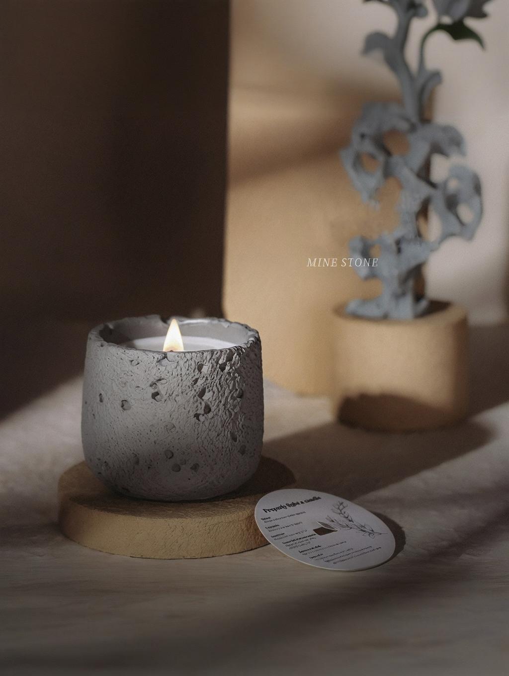 Moonlit Moments Wood Wick Soy Candle – Lavender & Gardenia Scents